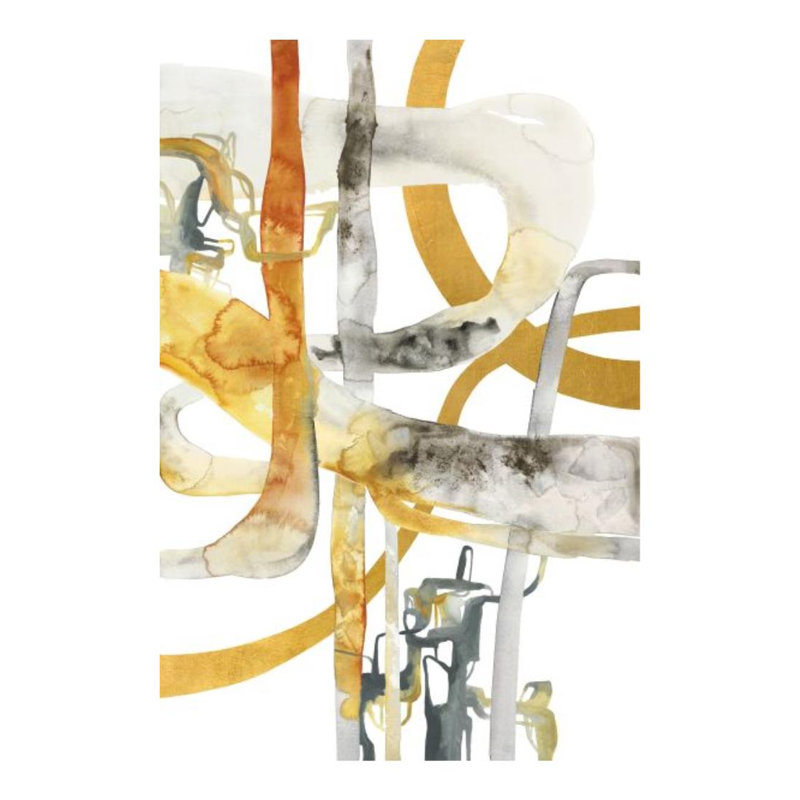 Crossing Encounter I Print by Jean Kenna, Glass Coat, 81" H x 54" W x 1.5" D