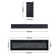 Ketilfrith Electric Fireplace with Remote Included, 12 Flame Colours, and 1800W