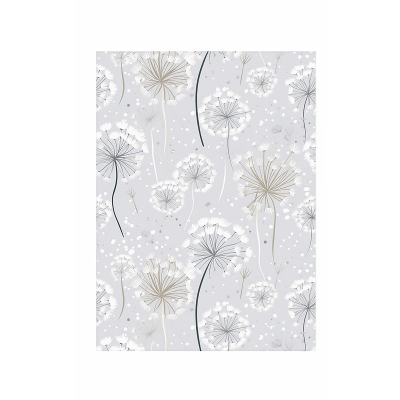 «Botanical Dandelions», impression d'art moderne sans cadre, H 7 po x l 5 po