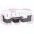 Vidaxl Garden Sofa Set PE Rattan Large
