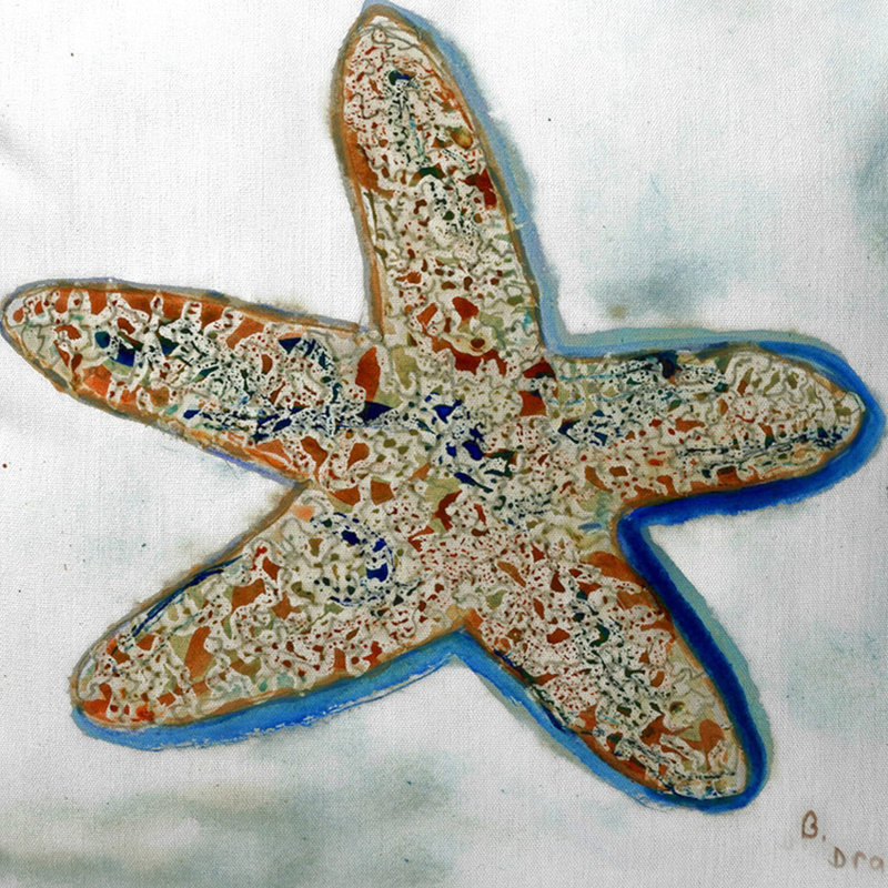Coussin décoratif d’intérieur/extérieur Starfish