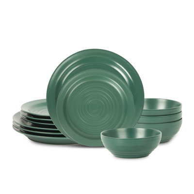 Stone Lain Orbit 12-Piece Dinnerware Set Stoneware