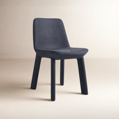 Neat Genuine Leather Dining Chair