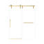 Porte de douche coulissante sans cadre Aryan 50-54 po x 76 po H-134832962