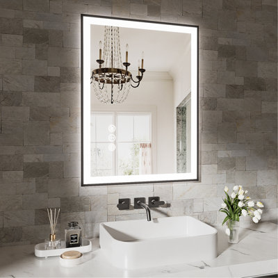 Frameless LED Bathroom Mirror,Smart Mirror