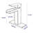 Bathroom Sink Faucet with Pop-up Darin and Deck Plate-115638112
