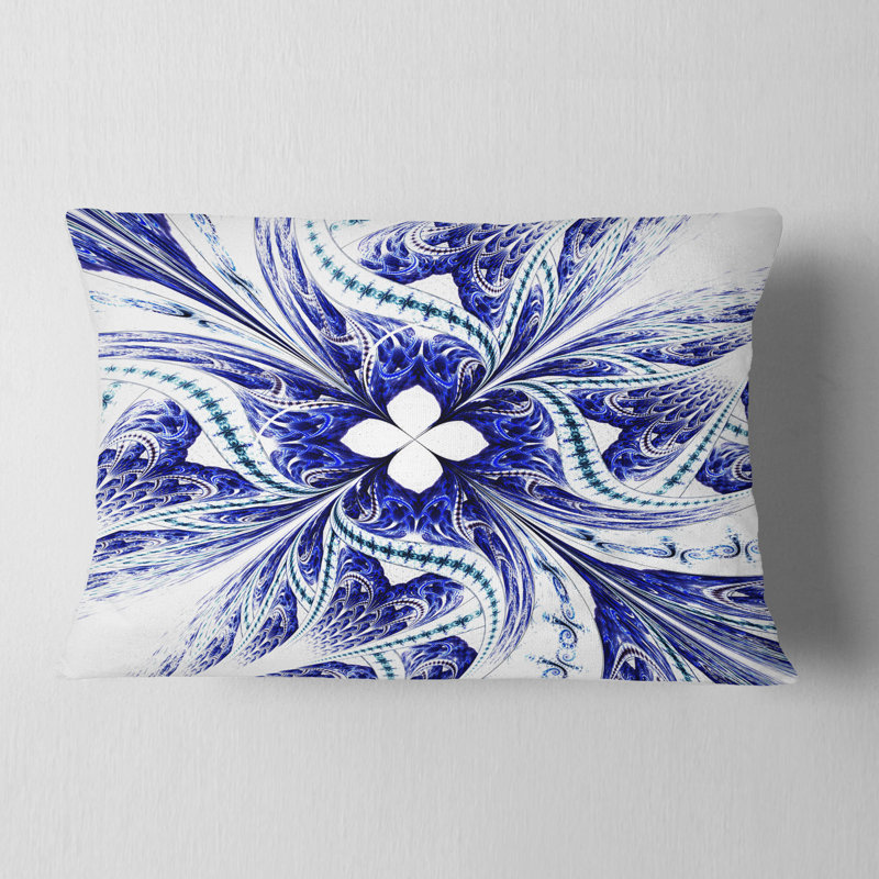 Coussin lombaire en fleur symétrique floral