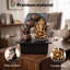  Tabletop Water Fountain,Indoor,Garden,Fountains,LED,Resin,Bronze