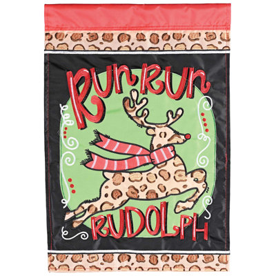 Drapeau renne Run Run Rudolph