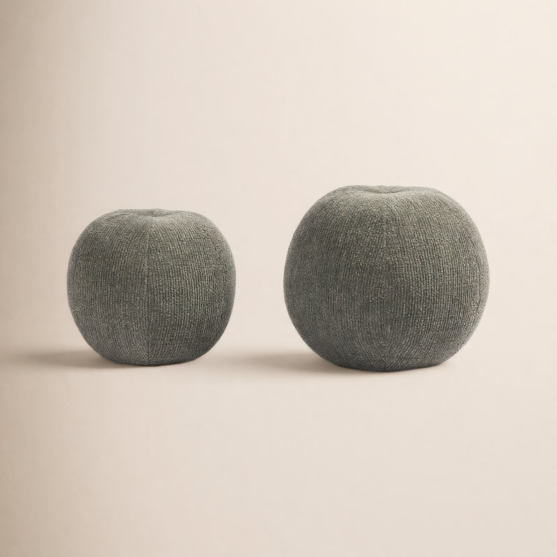 Roark Outdoor Pillow-Set of 2-12" diam, 10" diam, Leto Forest