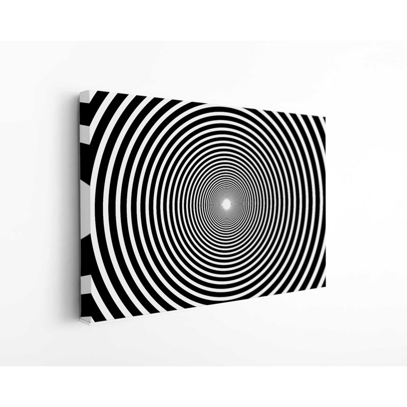 Endless Vortex Optical Illusion Design, 20" H x 30" W