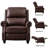 34.6" W Faux Leather Push-Back Recliner-1091160702