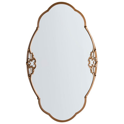 Iron Oval Mirror