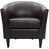 Dark Brown Faux Leather