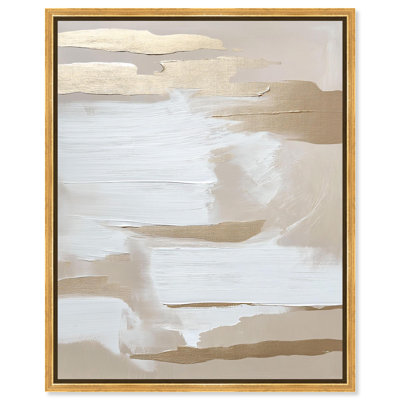 Hazy Shore Canvas Print Boho Minimalist Art by Art Remedy