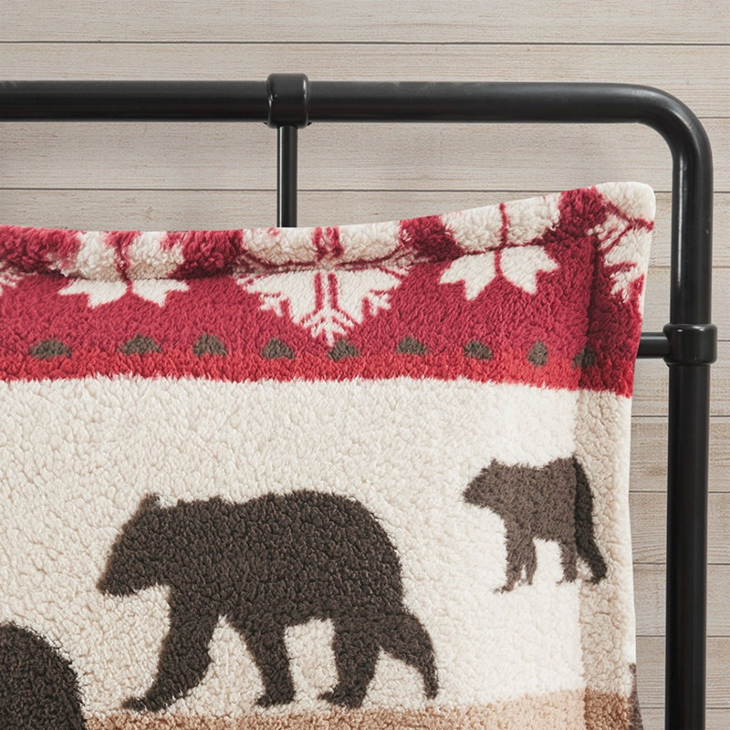 Ensemble d'édredon Cozy Cabin King / cal King Sherpa