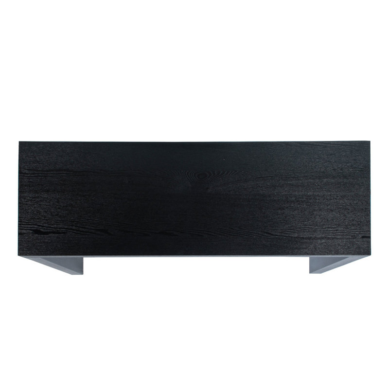 Jasper Waterfall Console Table, Black