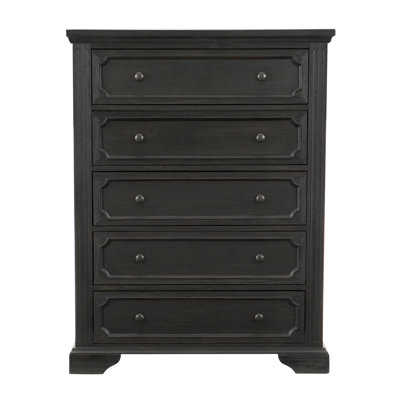 Mobilier de chambre à coucher de style rustique avec 5 tiroirs de style traditionnel