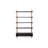 Modern Black Solid Manufactured Wood Curio Cabinet