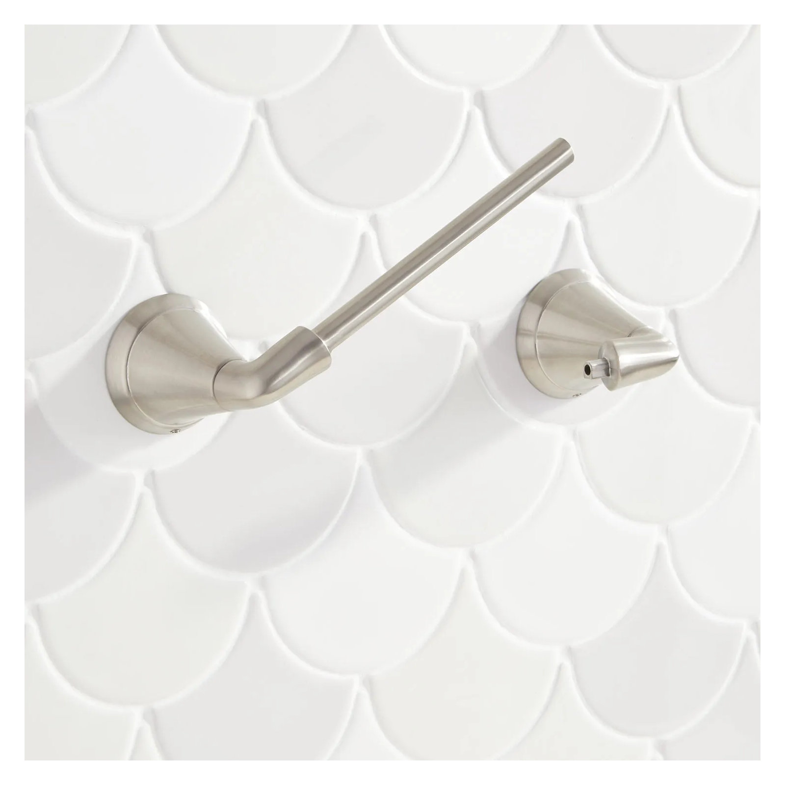 Provincetown Wall Mount Toilet Paper Holder, Brushed Nickel