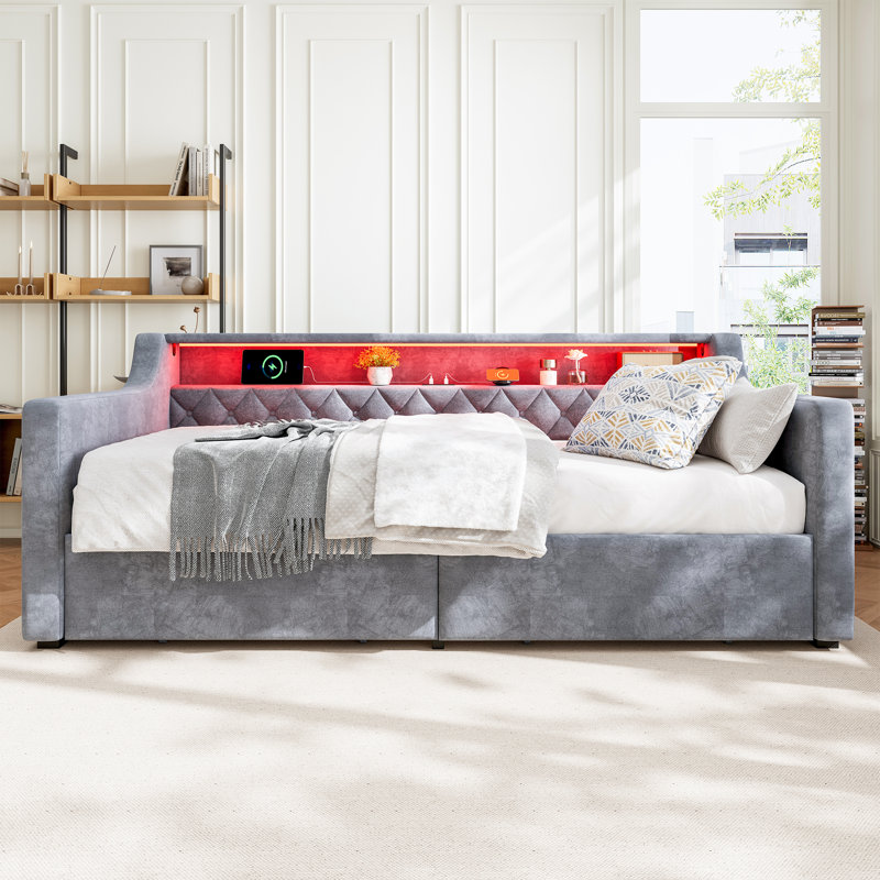 Upholstered Storage Bed