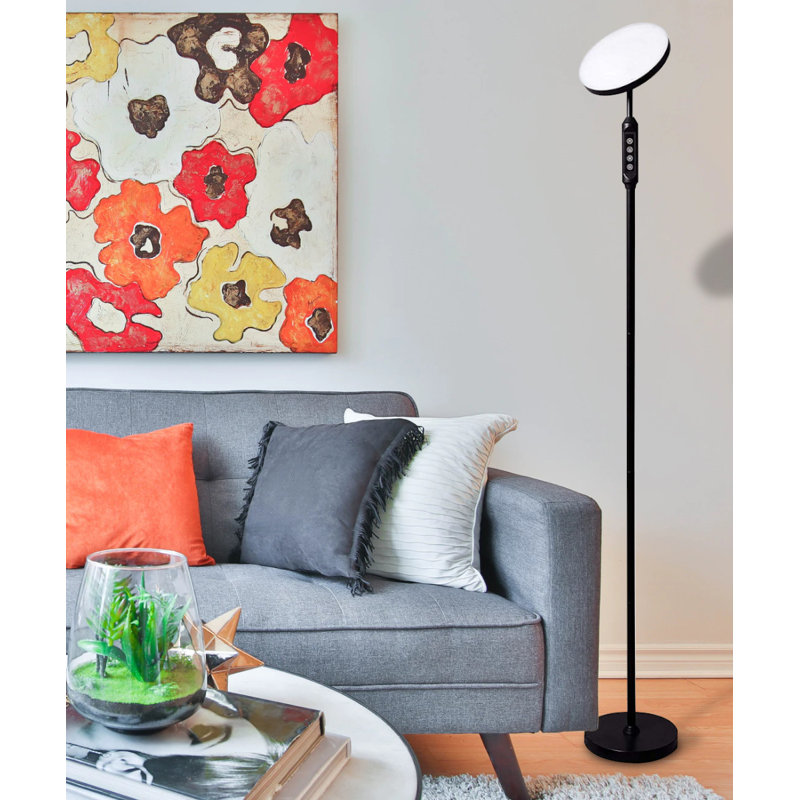 69'' Black LED Novelty Floor Lamp