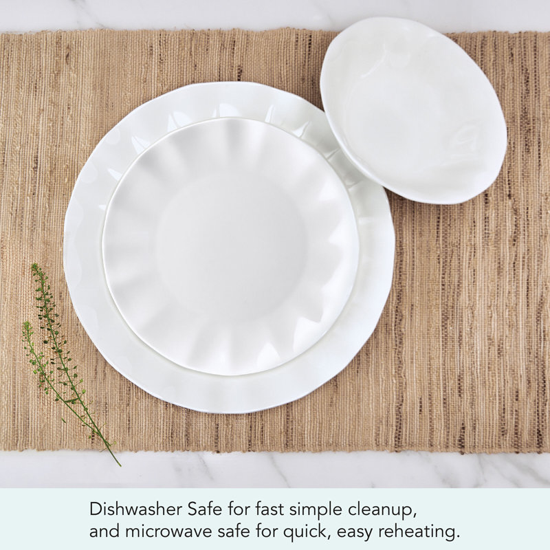 Mikasa Elodie Dinnerware Set, 12 Piece, Service For 4