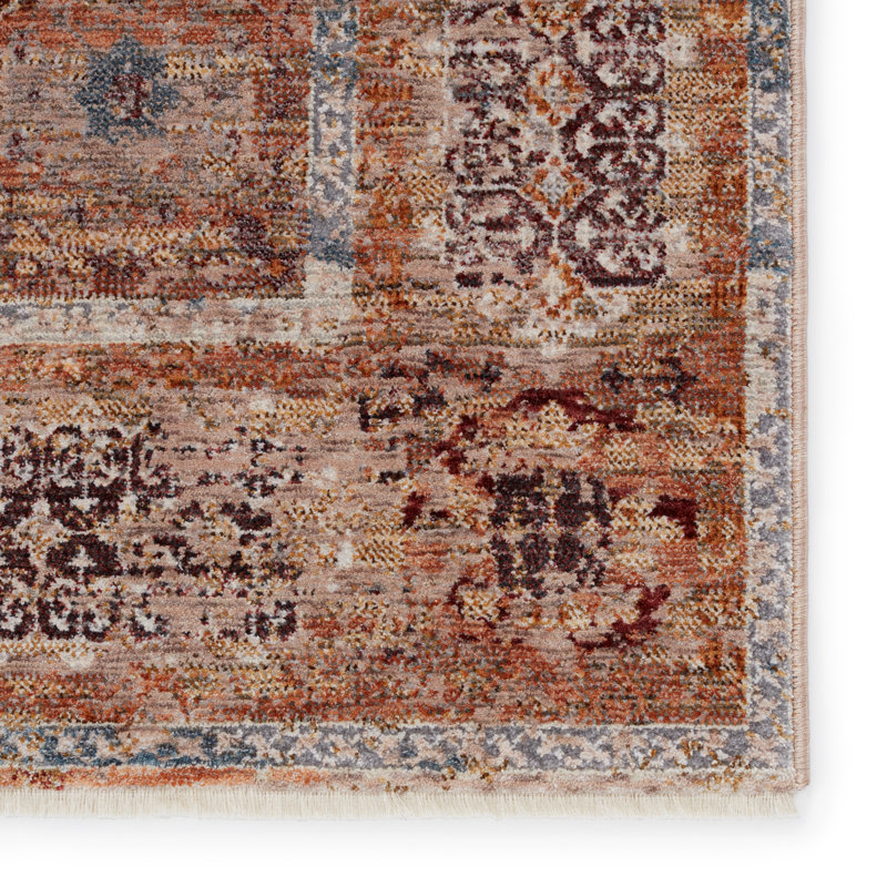 Tapis oriental rouille Devoss, Rectangle 5 pi x 8 pi
