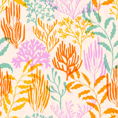" Ocean Corals Pattern "