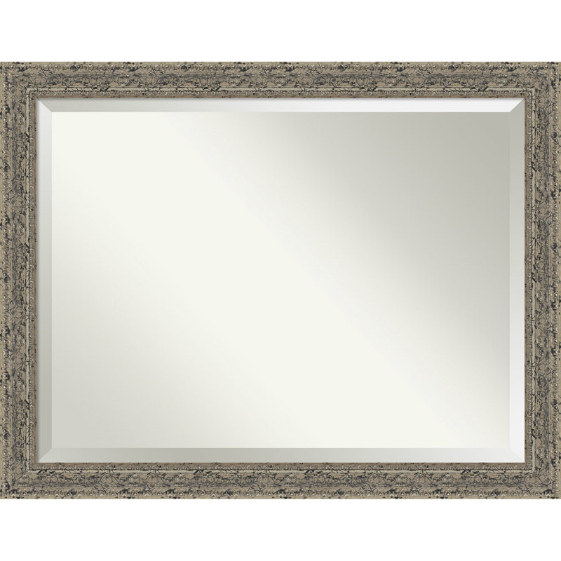 Miroir mural Attic, 35,5 po x 45,5 po, Argent argent