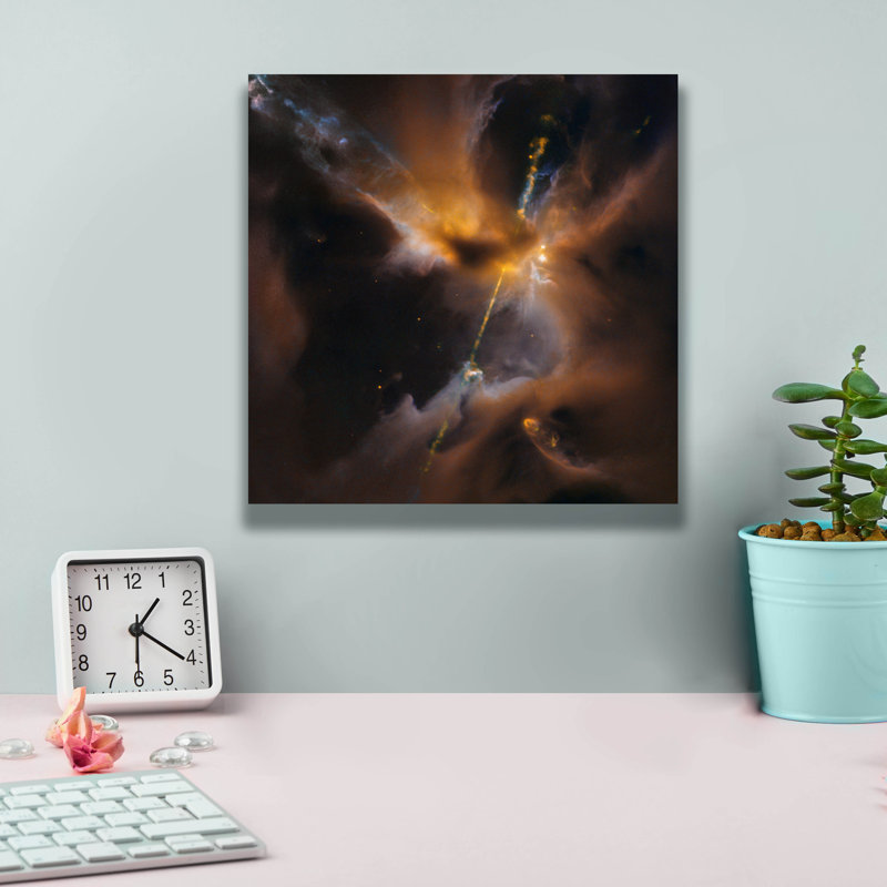 «Herbig Haro 24» par Hubble Space Telescope, art mural de la NASA, H 12 po x l 12 po x P 0,75 po