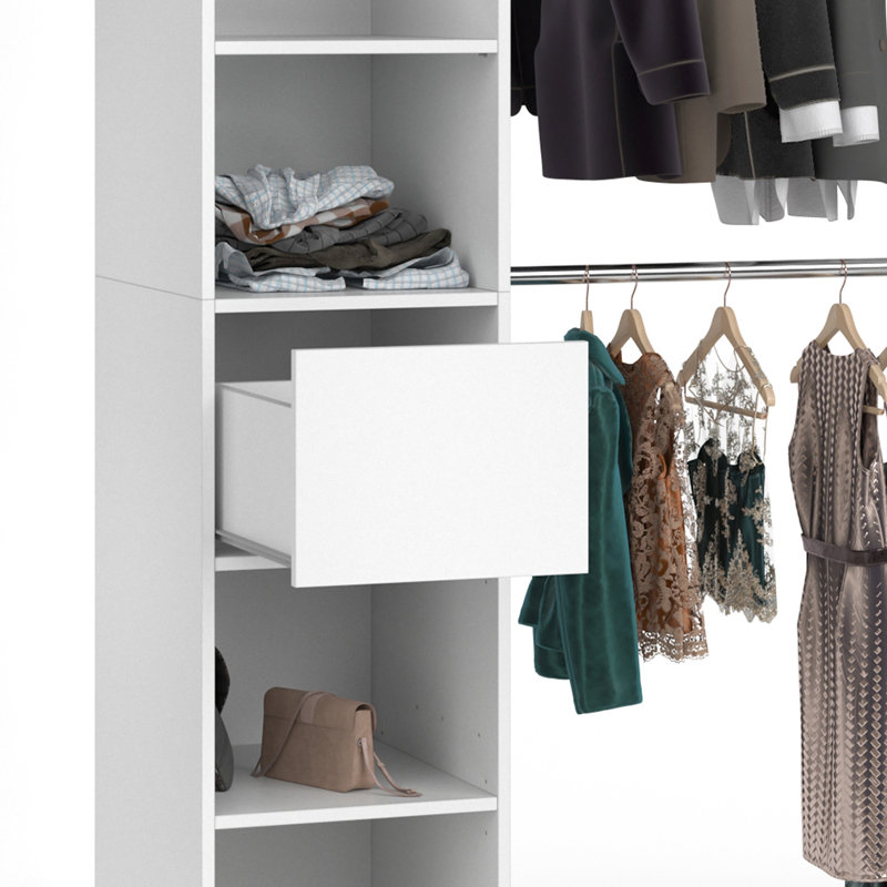 Blytheville 225.4cm Closet System