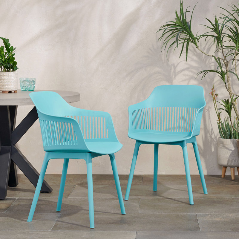 Chaise de patio Dahlia, Sarcelle