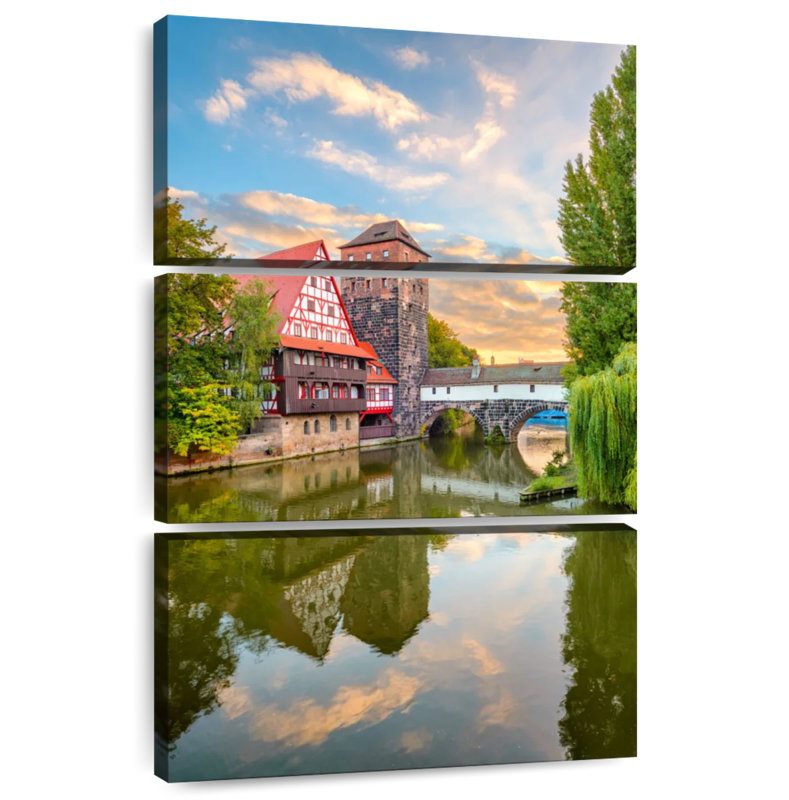 Masam Hangman's Bridge In Nuremberg, 32" H x 20" W