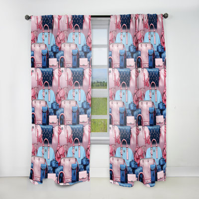 Populaire chic Carsley L bagage I - rideau en plumes glamour - obscurcissant velours - 1 panneau