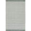 Tapis en laine / coton tissé à la main Workington en vert / ivoire-1659375959