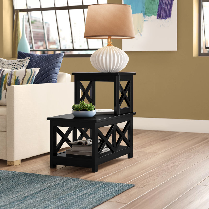 Darek End Table, Black