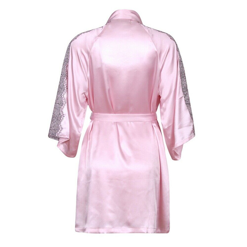 Peignoir en satin de soie pour fille / femme Baskas, M