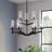 9 - Light Dimmable Tiered Chandelier-1344369270
