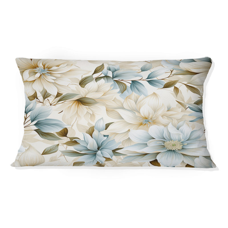 Motif de mandalas blancs, motif bohémien IV - motif floral imprimé
