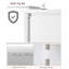 Armoire de rangement pour salle de bain polyvalente 71 po de style campagnard-1723135917