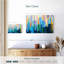Pastel et lignes abstraites bleues-108908158