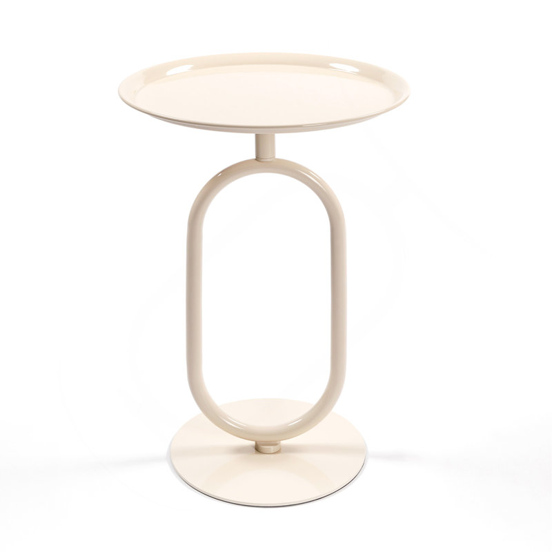 Modern Coffee Drink Cocktail Table For Living Room Corners Small Spaces, 21.2" H x 18.9" L x 18.9" W, Black