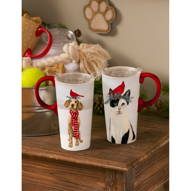 Grande tasse de voyage pour chat Josephs