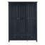 Vandiver 3 Door Solid Wood Wardrobe