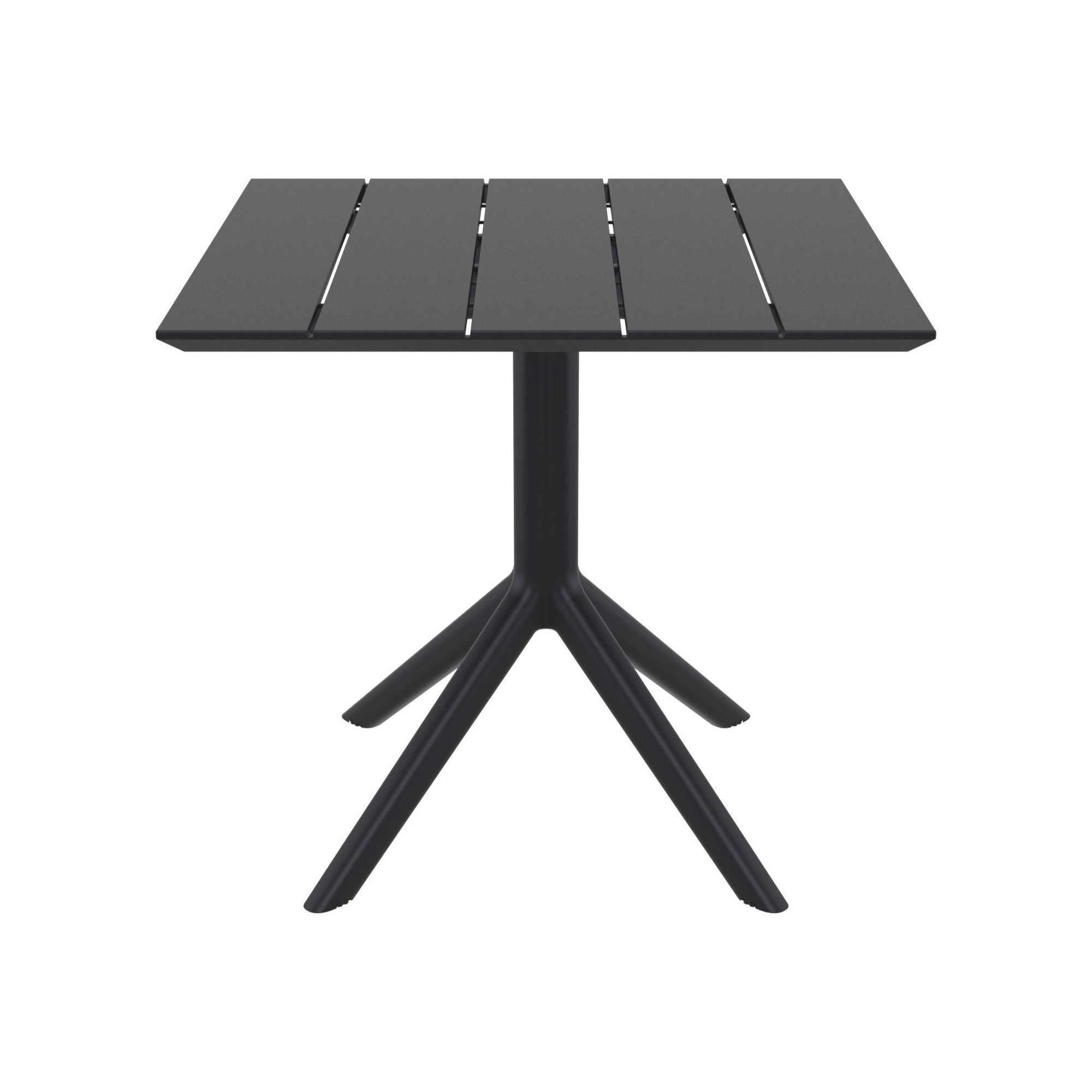 Paris Square Dining Table, Black, 29" H x 31.5" W x 31.5" D