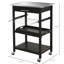 Chariot pour îlot de cuisine avec tiroir et support à vin - Plateau en acier inoxydable, chariot à roulettes pour rangement compact de style moderne