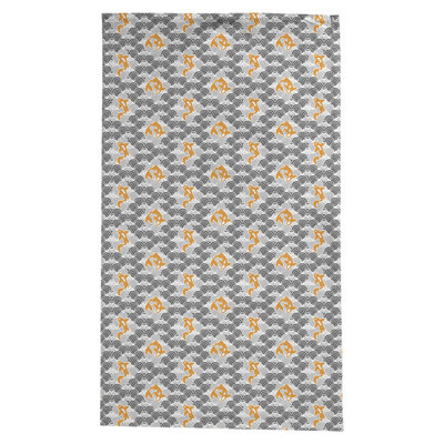 Leffel Koi Fish Waves Pattern Tablecloth