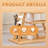 Solid Wooden Cat Tree Tower/Multifunctional Cat Climbing Frame