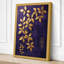 Golden Leaves Descending Botanical - Wrapped Canvas-435292665-435292668